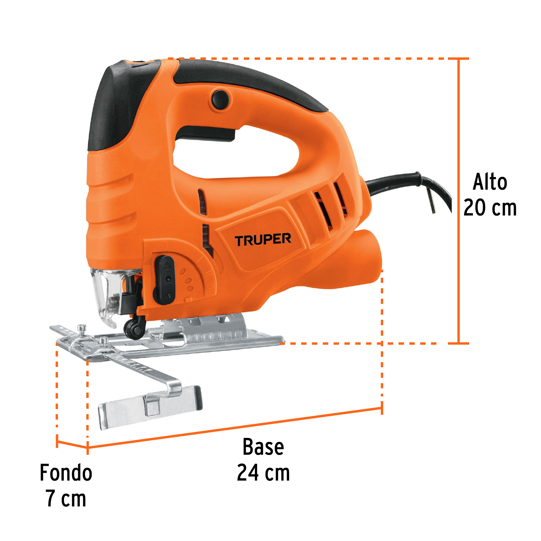 Sierra caladora 550 W 5A velocidad variable, profesional - CALA-A3 / 15420