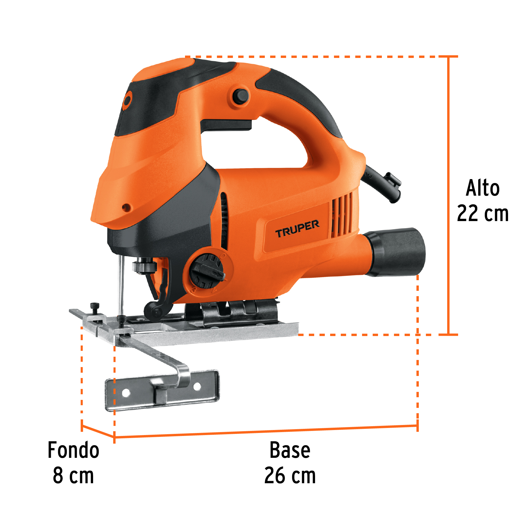 Sierra caladora 750 W 6A velocidad variable, profesional - CALA-A5 / 15423
