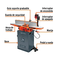 CANT-6X-2 Canteadora de 6', 1 HP Truper