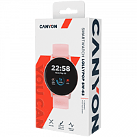 CANYON Lollypop SW-63 Smartwatch 1.3" IPS, IP68, Multi-Sport, Pink