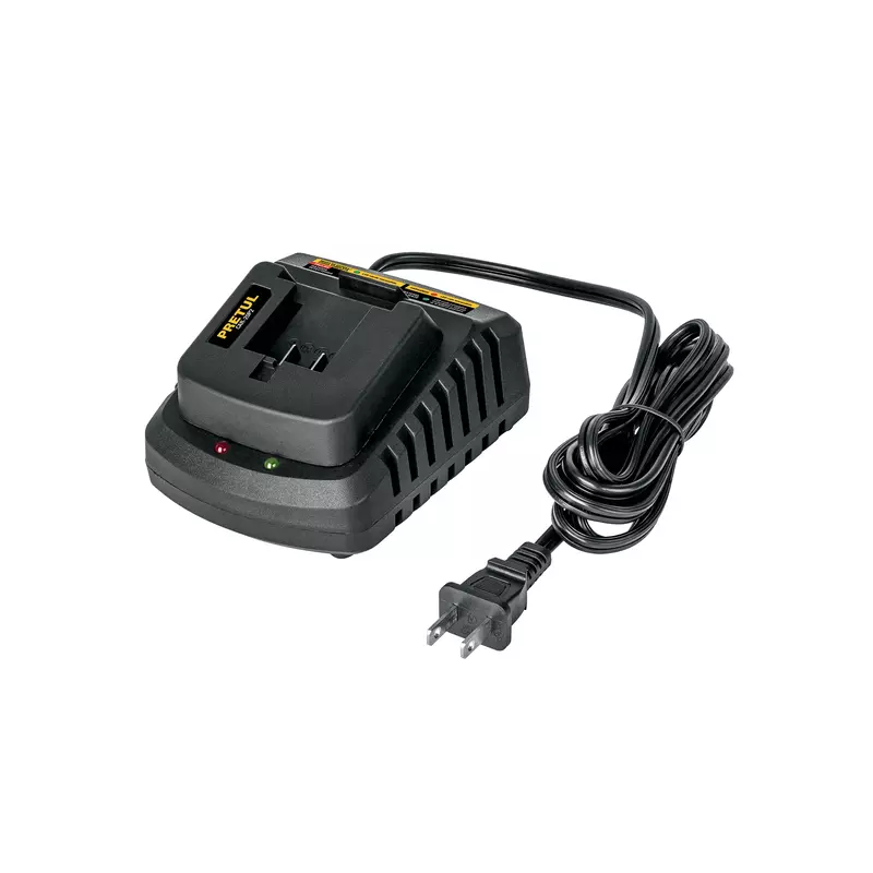 Cargador de baterías de ion litio 20V, PRETUL, 29025 - CAR-20P2