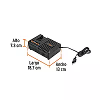 Cargador rápido de baterías de ion litio 20V, TRUPER PRO, 103242 - CARA-20A
