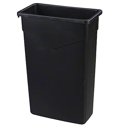Trimline™ Waste Containers - 23 Gal black 4/cs