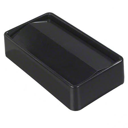 Carlisle Trimline™ Swing Top Lid For 15 & 23 Gal. Waste Container - Black 4/cs