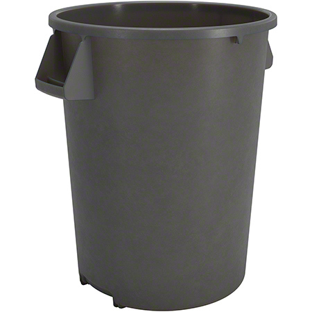 Sparta® Bronco™ Round Waste Bin Trash Container - 20 Gal., Gray 6/CS