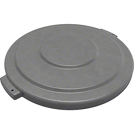 Sparta® Bronco™ Round Waste Bin Trash Container Lid - 32 Gal., Gray 4/Cs