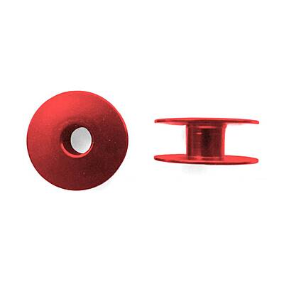 Carretel En Aluminio Sin Huecos Rojo Caja X 100 Unidades Carretel En Aluminio Sin Huecos Rojo Caja X 100 Unidades