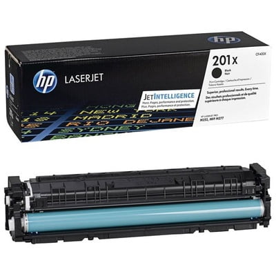 Cartucho de tóner original LaserJet HP 201X de alto rendimiento negro
