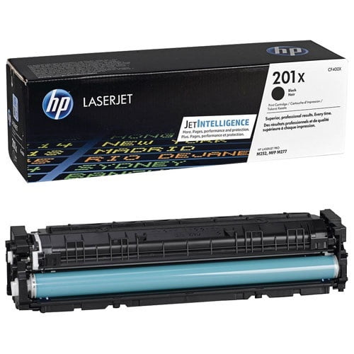 Cartucho de tóner original LaserJet HP 201X de alto rendimiento negro Cartucho de tóner original LaserJet HP 201X de alto rendimiento negro
