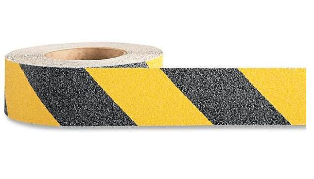 CINTA ANTIDERRAPANTE AMARILLA NEGRO 2" X 60'