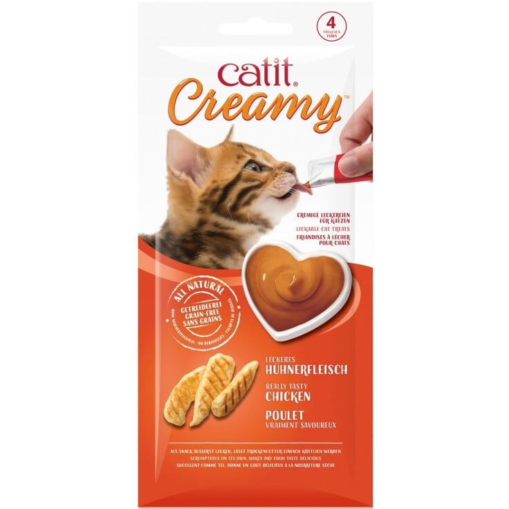 CATIT CREAMY LICKABLE TREATS - CHICKEN CATIT CREAMY LICKABLE TREATS - CHICKEN