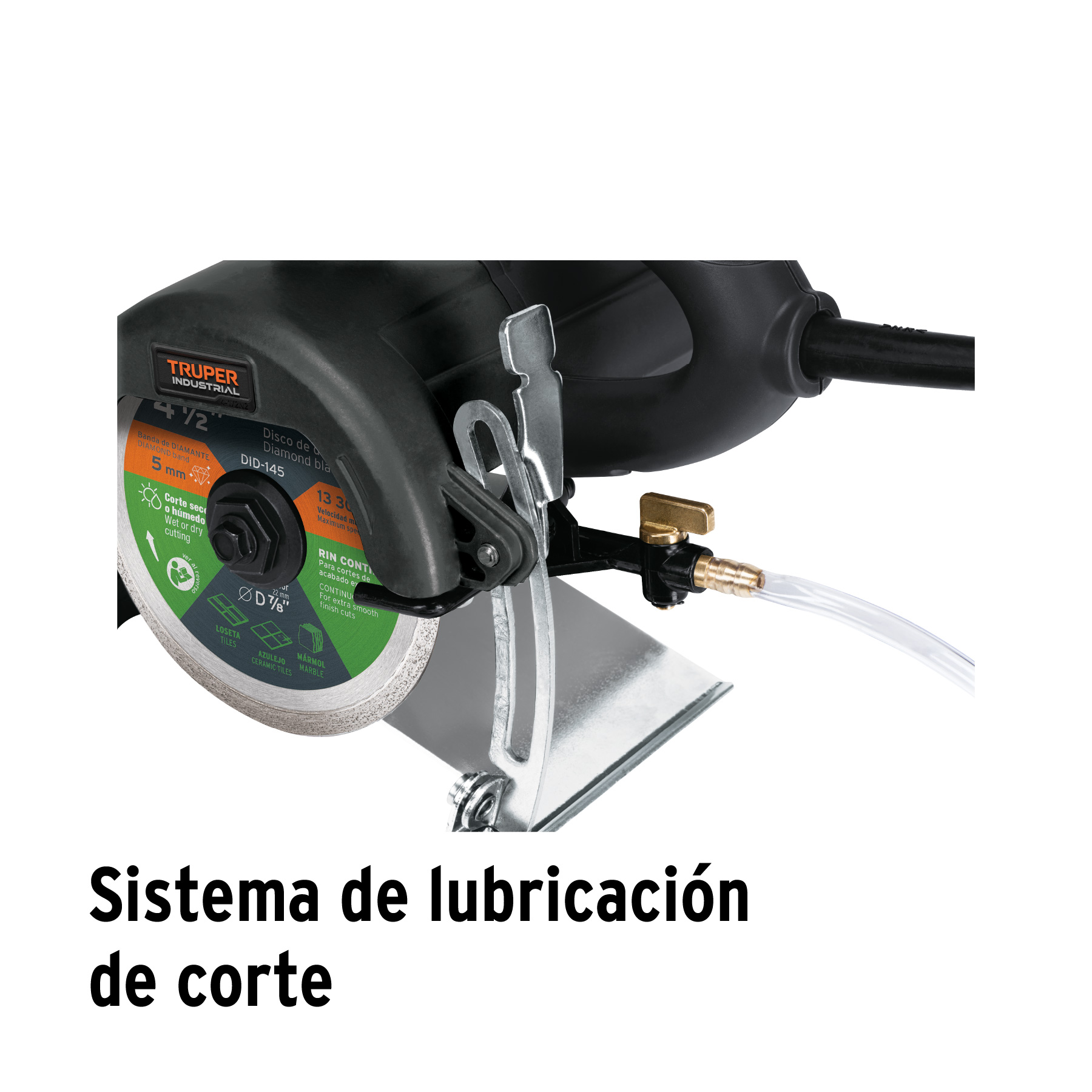 Cortador de azulejos eléctrico 4-1/2' 1320 W, industrial - CAZ-EL-4-1/2N2 / 13978