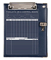 Pooleys KneeBoard, CB-3, deluxe organiser