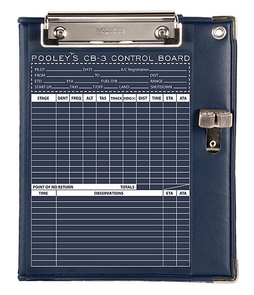 Pooleys KneeBoard, CB-3, deluxe organiser
