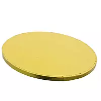 GOLD CAKE BOARD  ROUND 12" (PCS)