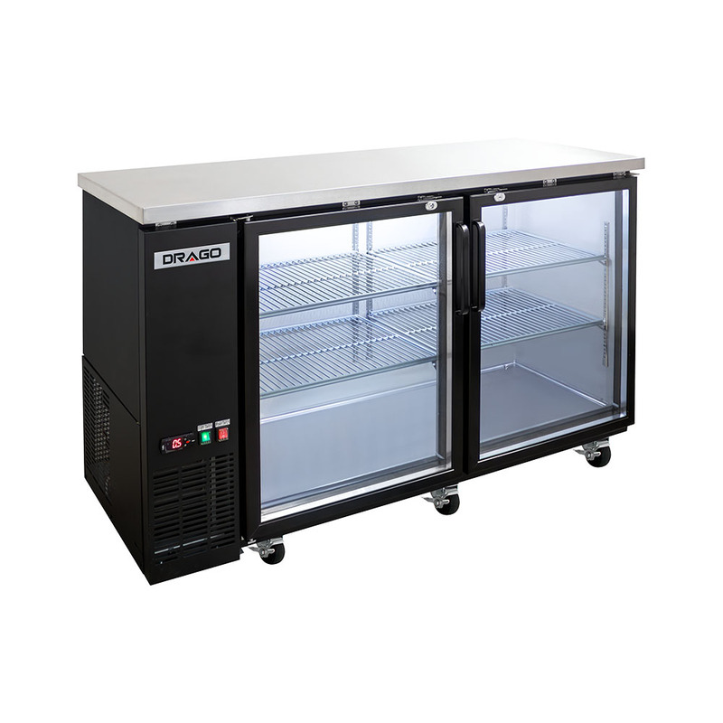 Refrigerador contrabarra 14.8 ft³ CBR-2PC-SS-01