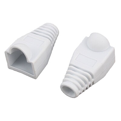 RJ45 Cable Boot White RJ45 Cable Boot White