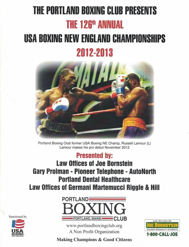 USA Boxing New England Championships Official Programs USA Boxing New England Championships Official Programs