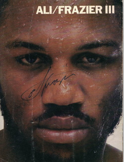 Autographed Ali-Frazier III "Thrilla in Manilla" Program Autographed Ali-Frazier III "Thrilla in Manilla" Program