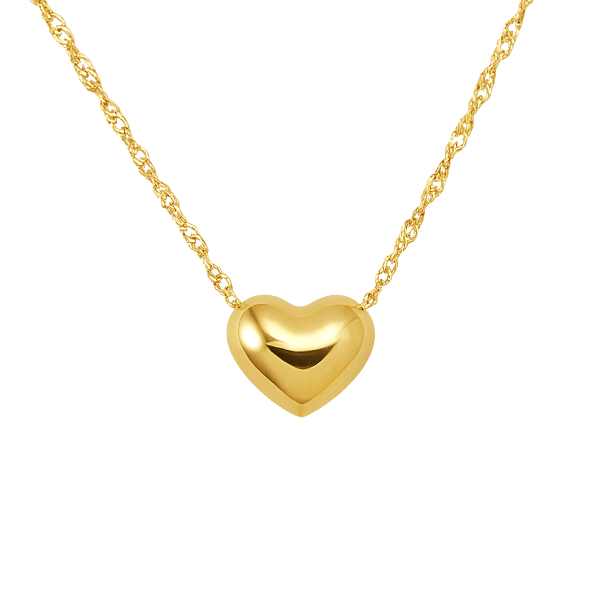 CADENA CON DIJE CORAZON PASANTE CADENA CON DIJE CORAZON PASANTE