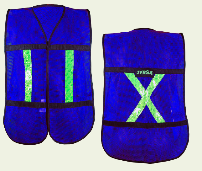 CHALECO DE MALLA AMARILLO C/REFLEJANTES JYRSA