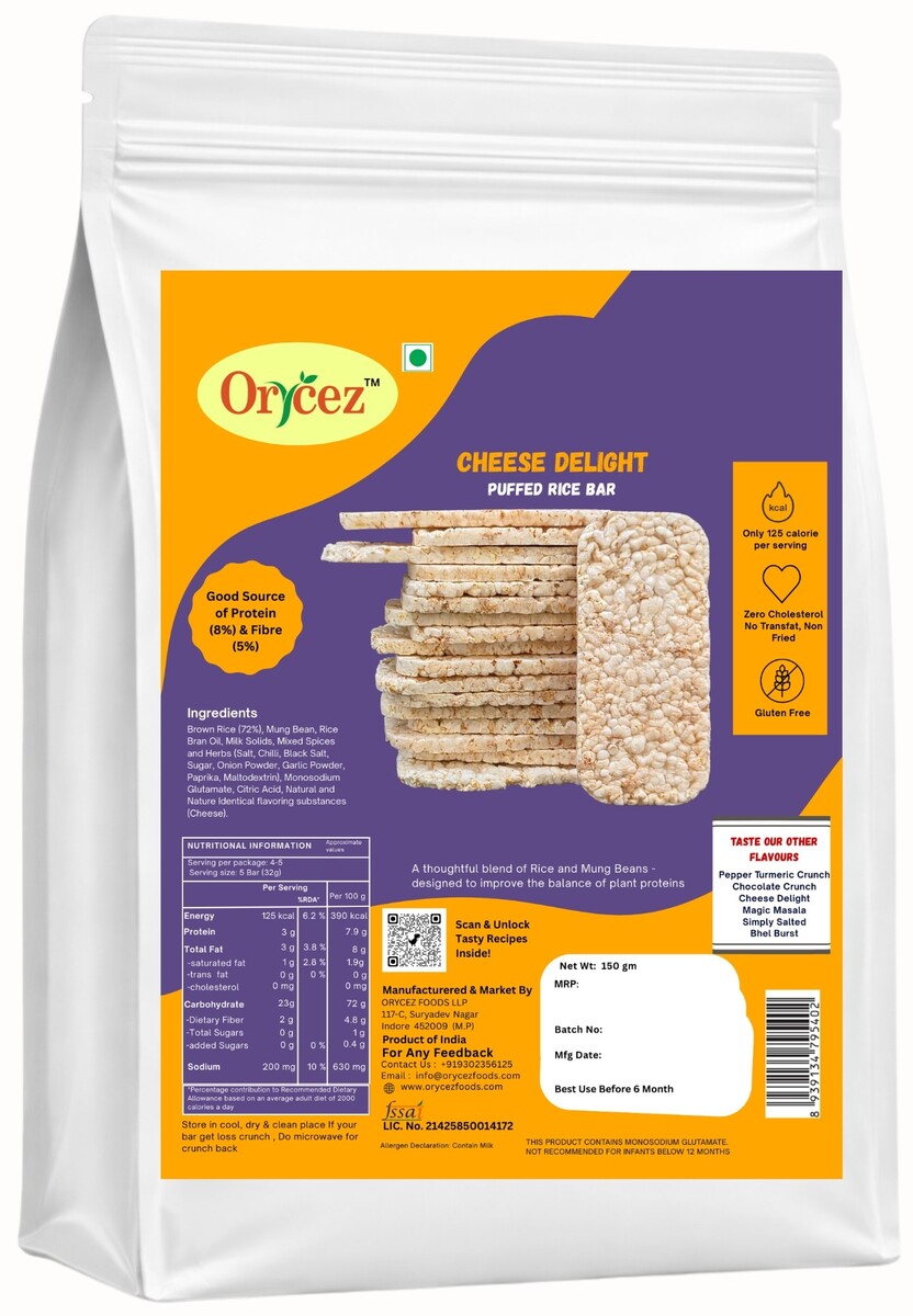 Cheese Delight Puffed Rice Bar