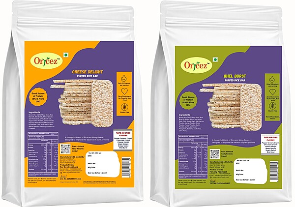 Combo Pack Of Cheese Delight & Bhel Burst Puffed Brown Rice Bar