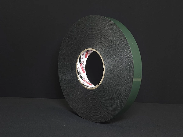 CINTA DOBLE CONTACTO 24mm X 25Y X 1mm ESPUMA NEGRA FIVE STICK