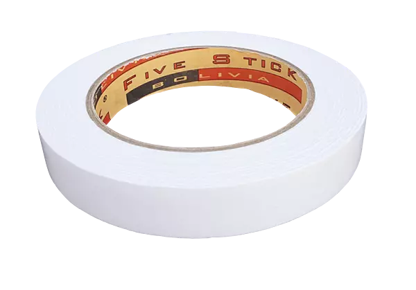CINTA DOBLE CONTACTO 18mm X 5Y ESPUMA BLANCA FIVE STICK