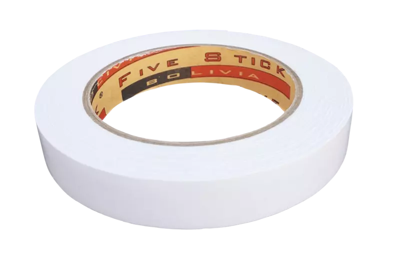 CINTA DOBLE CONTACTO 18mm X 5Y ESPUMA BLANCA FIVE STICK