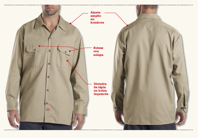 CAMISA DICKIES 574