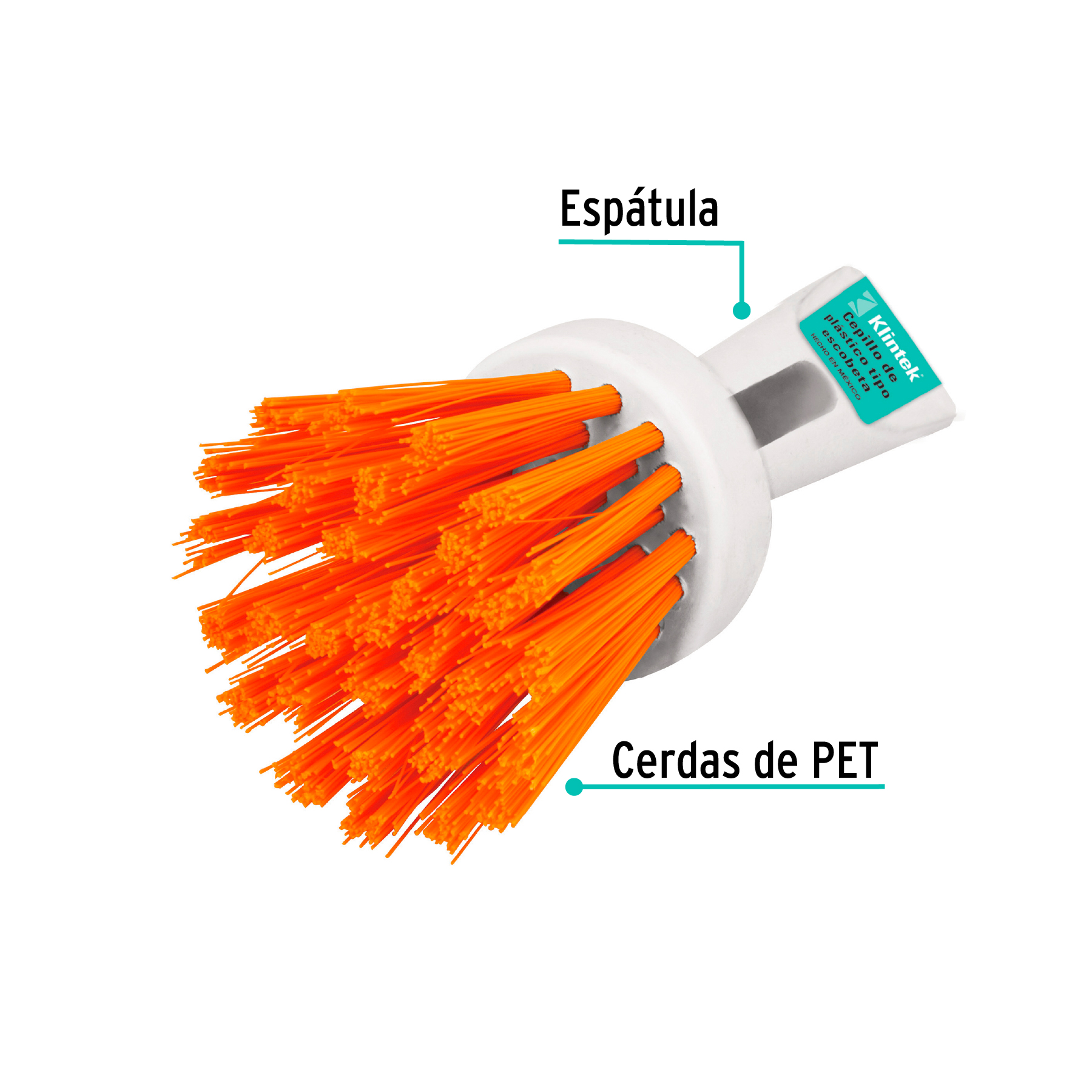 Cepillo de plástico, tipo escobeta - CELI-10 / 57010