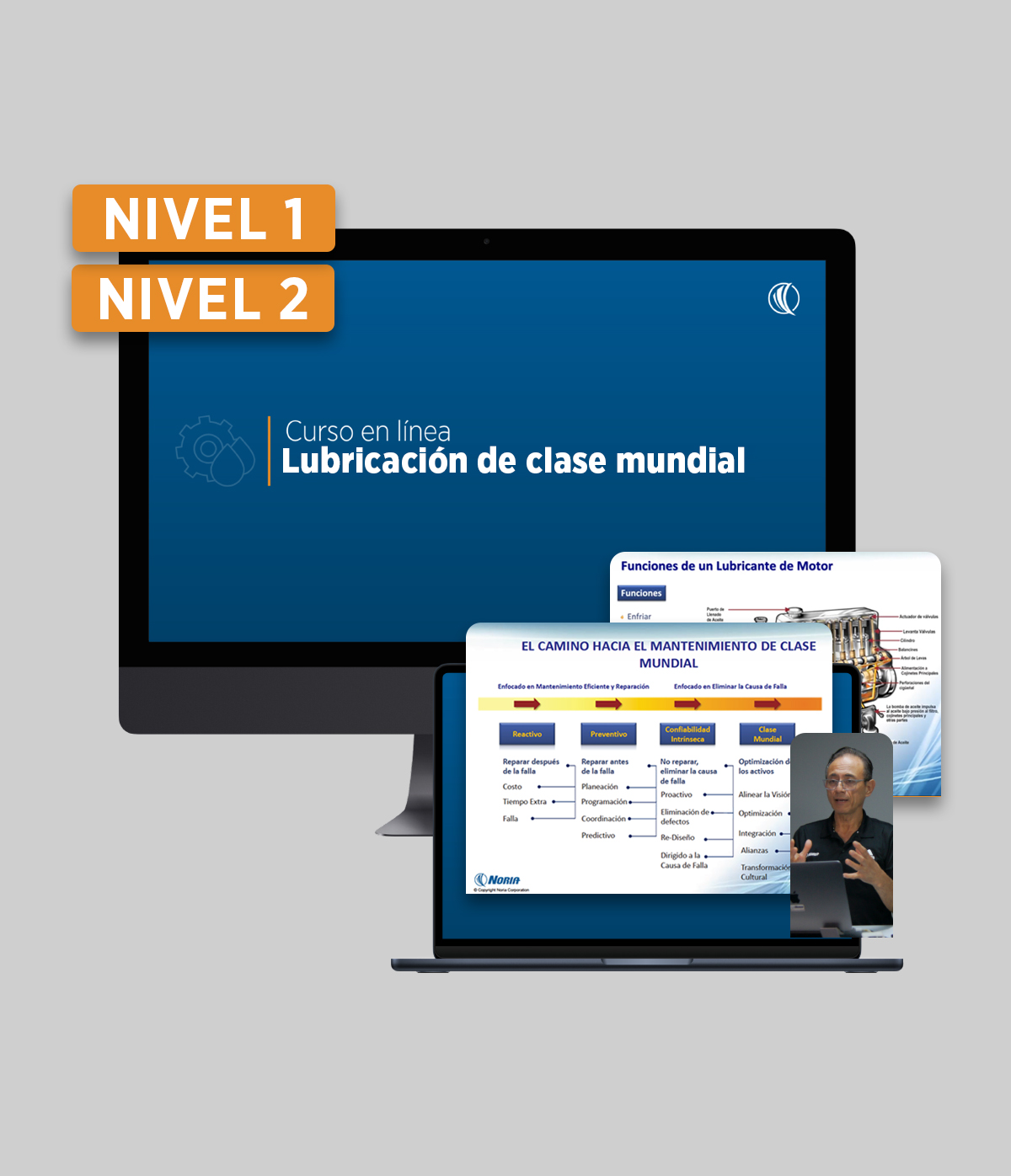 Paquete de cursos en línea: Lubricación de clase mundial nivel 1 y 2
