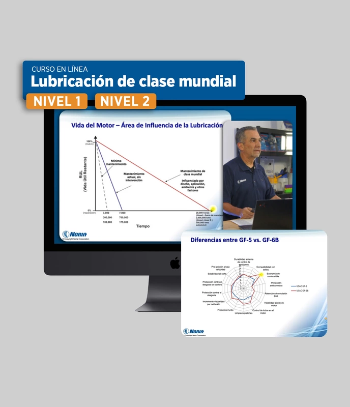 Paquete de cursos en línea: Lubricación de clase mundial nivel 1 y 2