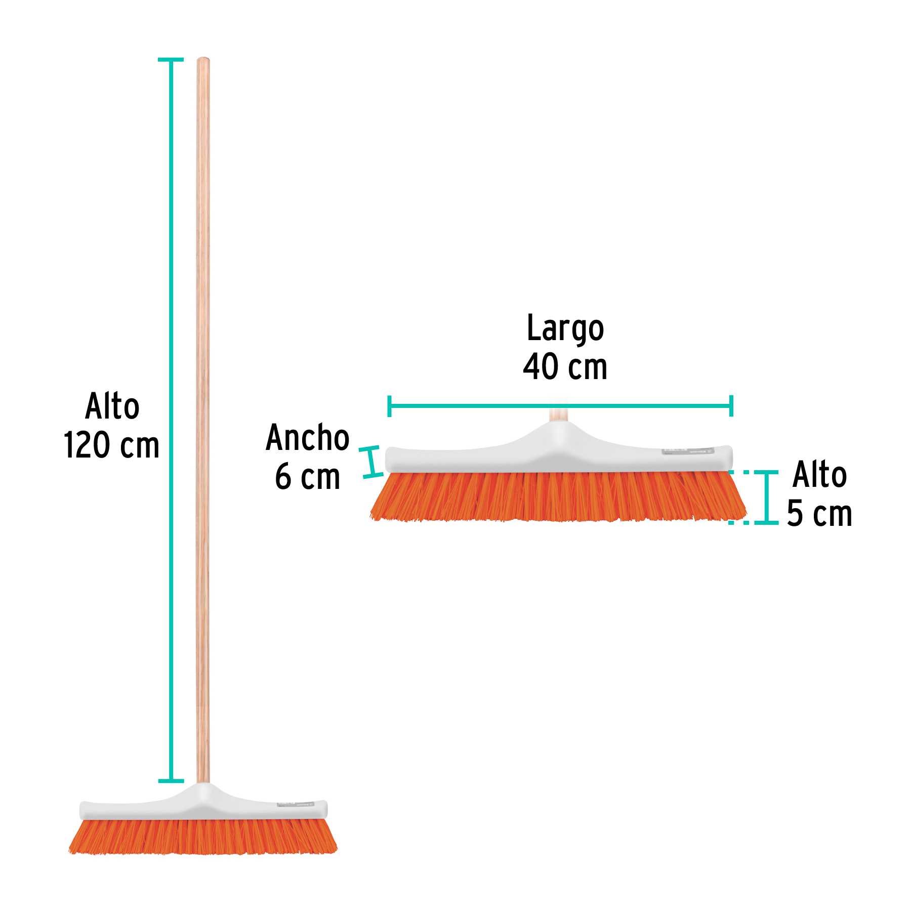 Cepillo industrial, cerda rígida, 41 cm - CEPI-40 / 57035