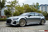 Audi RS6 Avant C8 & RS7 Quattro BKSS Style Carbon Fiber Front Lip | Performance Aero Upgrade