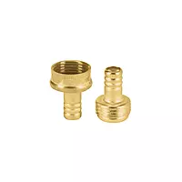 Conectores macho y hembra 1/2', de latón Pretul - CFM-1/2P / 26032