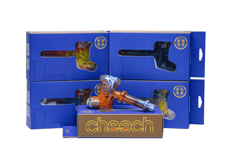 CH-PIPE-187 CHEECH WIG WAG BOOT HAND PIPE
