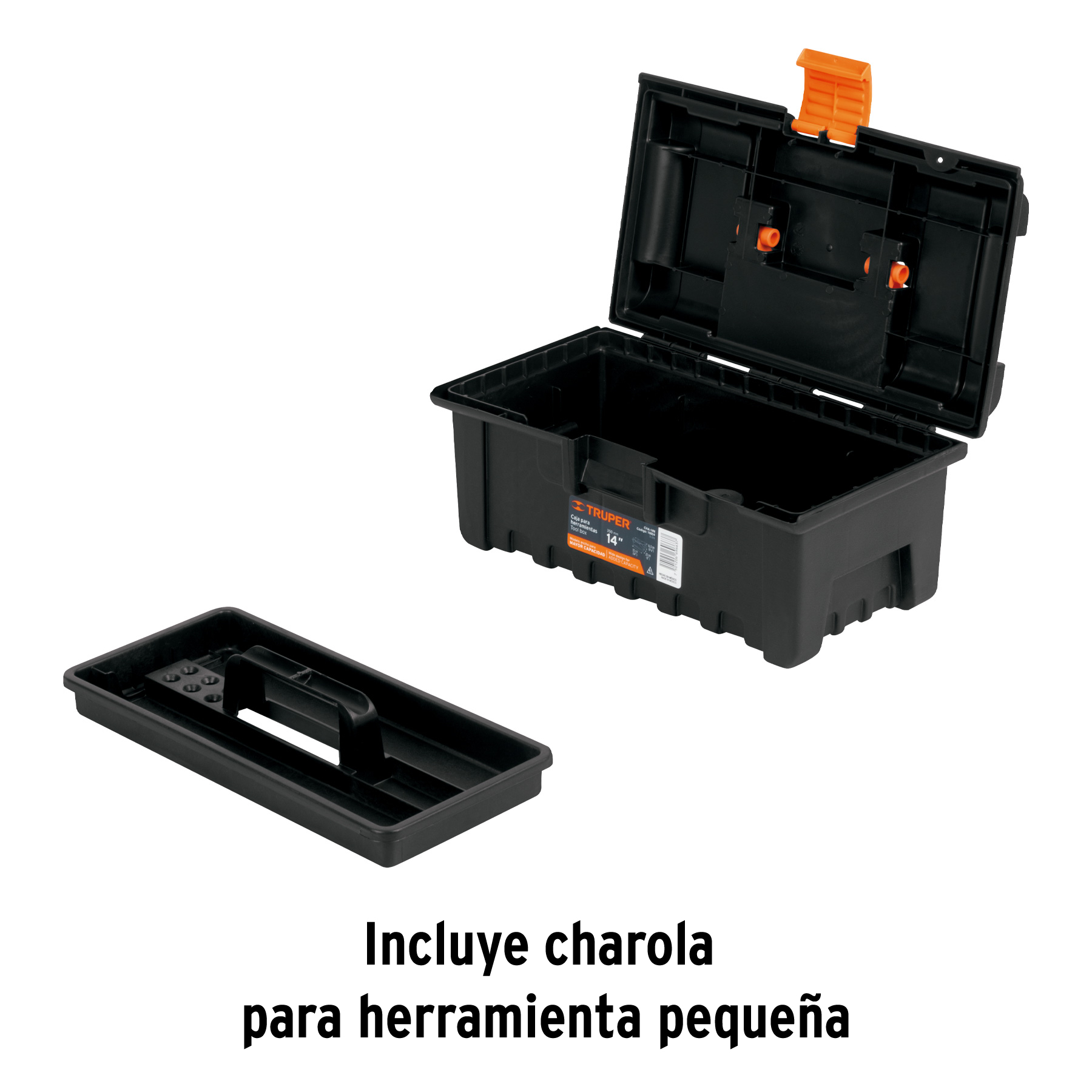Caja para herramienta de 14' sin compartimentos - CHA-14N / 19854