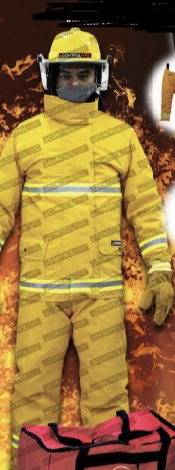 TRAJE DE BOMBERO COMPLETO