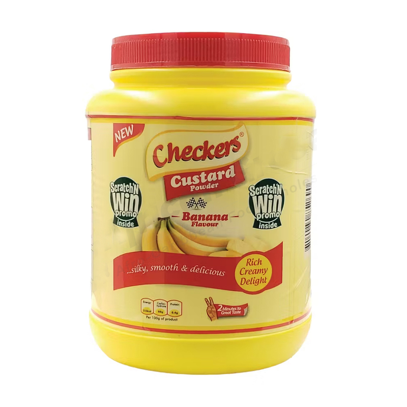 25275 Checkers Custard Banana Flavour 2kg X 3