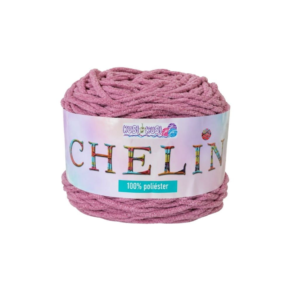 Lana Chelín T69 Palo de Rosa con Lurex Paquete X 4 ovillos X 160 gramos Lana Chelín T69 Palo de Rosa con Lurex Paquete X 4 ovillos X 160 gramos