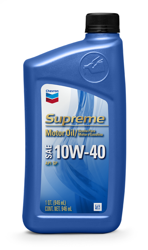 CHEVRON 10W40 SUPREME CHEVRON 10W40 SUPREME