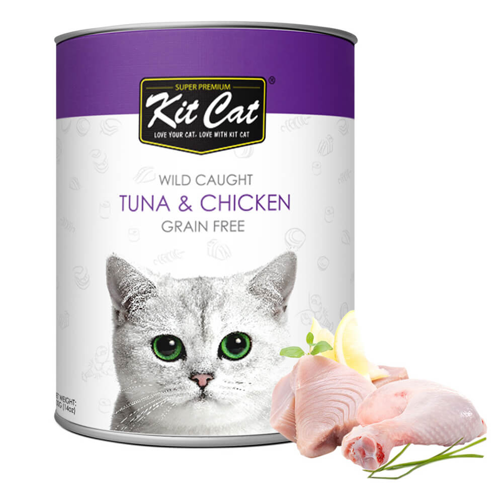Kit Cat Tuna & Chicken 400G (Wet Food) Kit Cat Tuna & Chicken 400G (Wet Food)