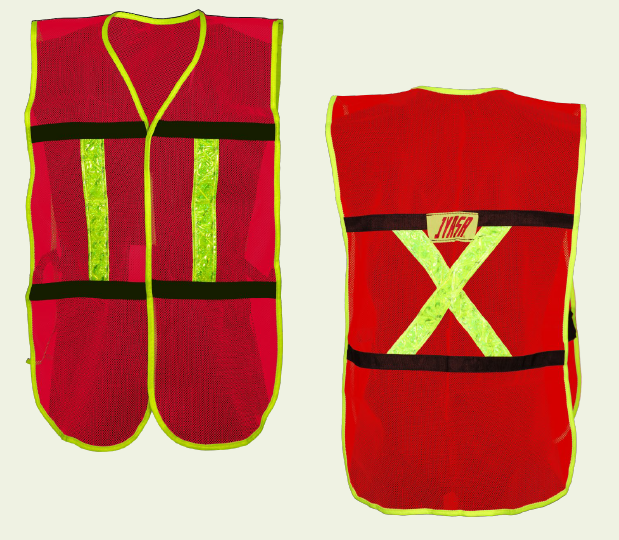 CHALECO DE MALLA AMARILLO C/REFLEJANTES JYRSA