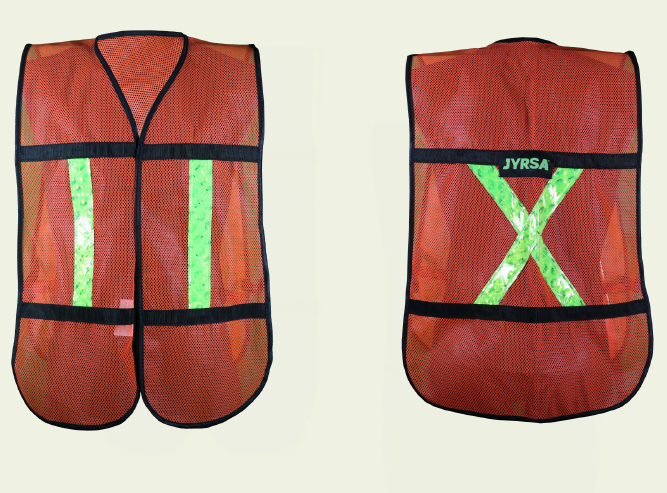 CHALECO DE MALLA AMARILLO C/REFLEJANTES JYRSA