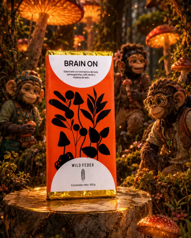 BARRA DE CHOCOLATE HONGO ADAP BRAIN ON