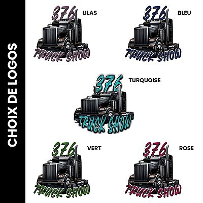 Tshirt noir - 376 Truck show