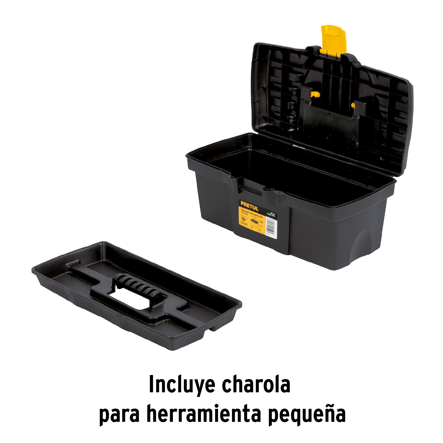 Caja plástica para herramientas, 16' Pretul - CHP-16P / 20532
