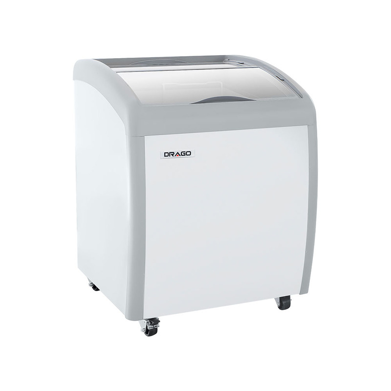 Congelador paletero curvo puerta de cristal 160 Litros